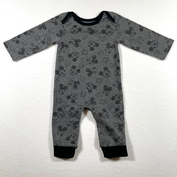 Disney Baby Set of Mickey Mouse Jumpsuits 6m One Piece Rompers - Picture 6 of 10